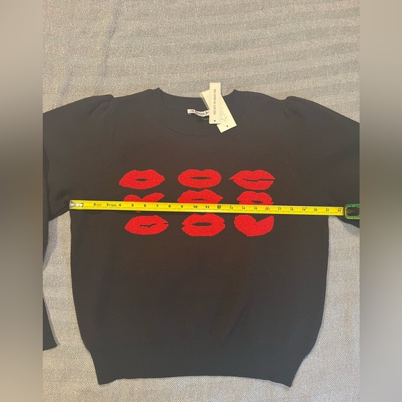 NWT Nanette Lenore Lips Sweater Size Large - Picture 9 of 9